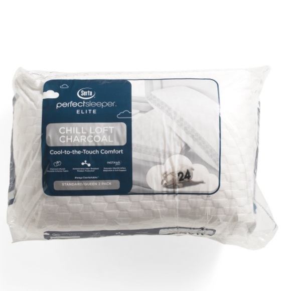 SERTA PERFECT SLEEPER ELITE
2pk 18x26 Elite Cooling Charcoal Knit Pillows - Picture 1 of 1